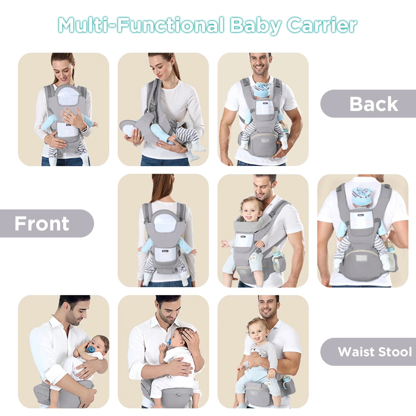 Porte-bébé ergonomique