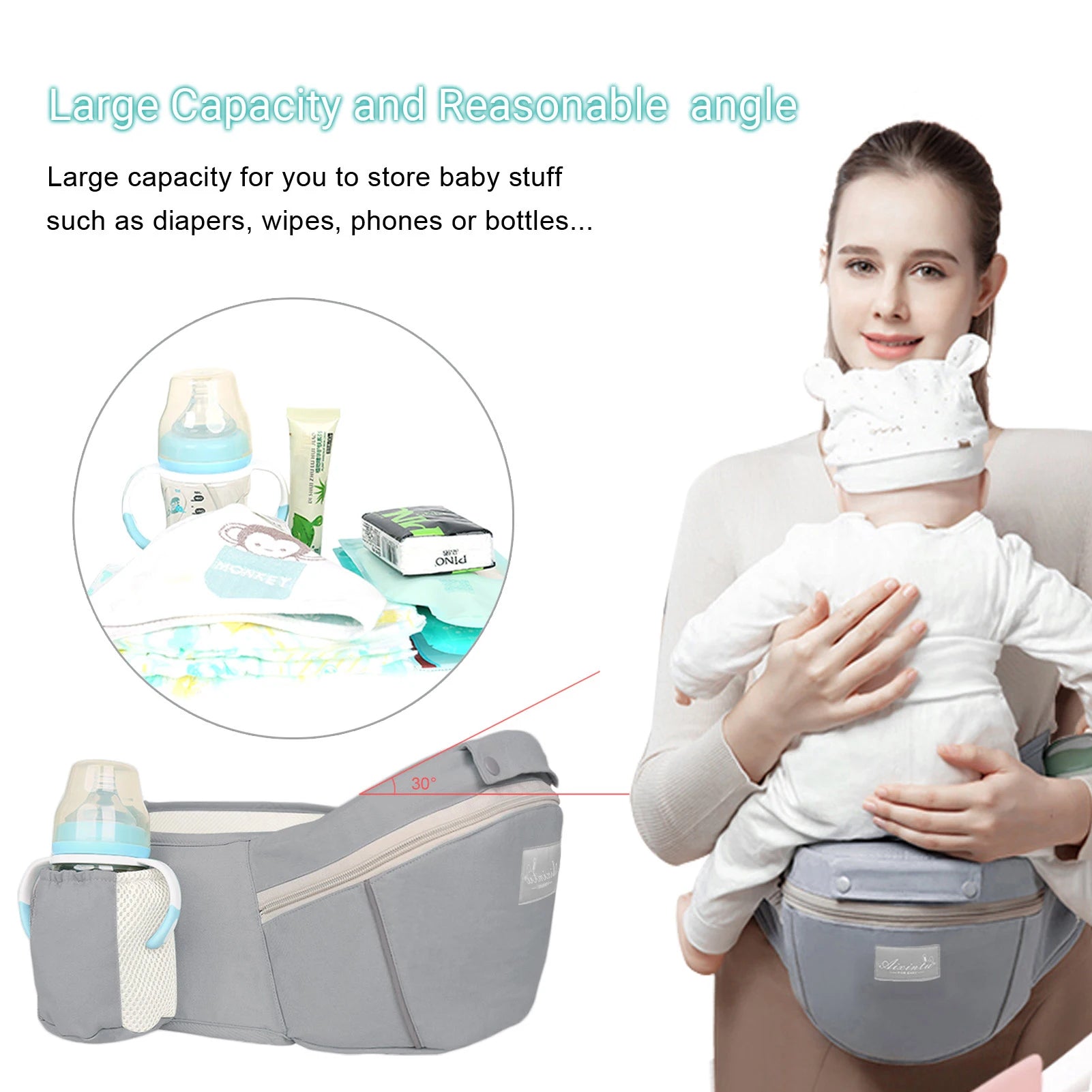 Porte-bébé ergonomique