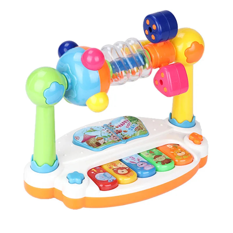 Piano Musical Rotatif pour Enfants – Jouet Éducatif Lumineux & Sonore