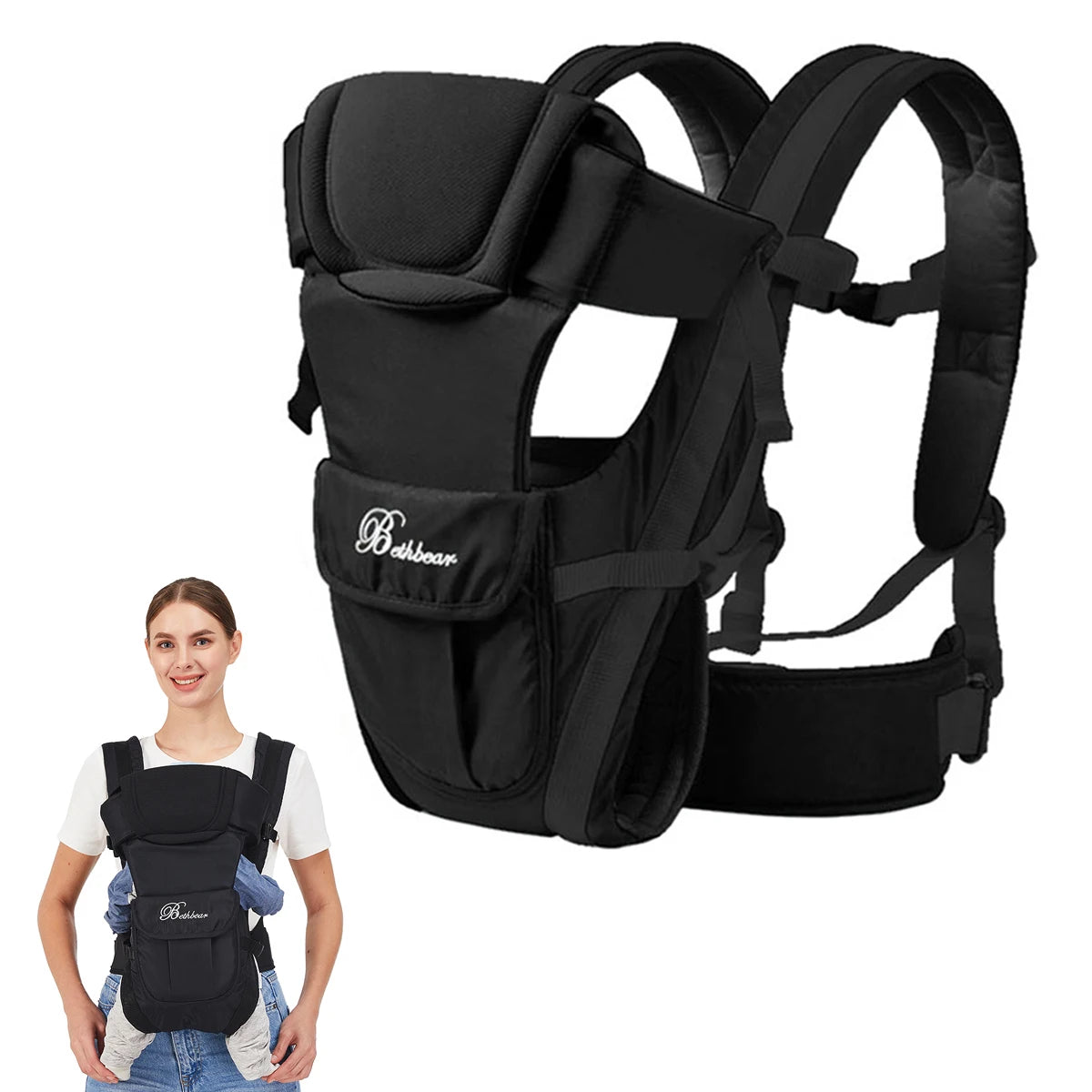 Porte-Bébé Multiposition Évolutif