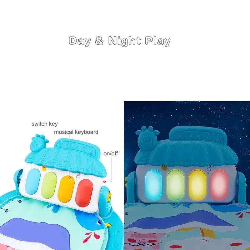 Tapis d’Éveil Musical Bébé – 0 à 36 Mois