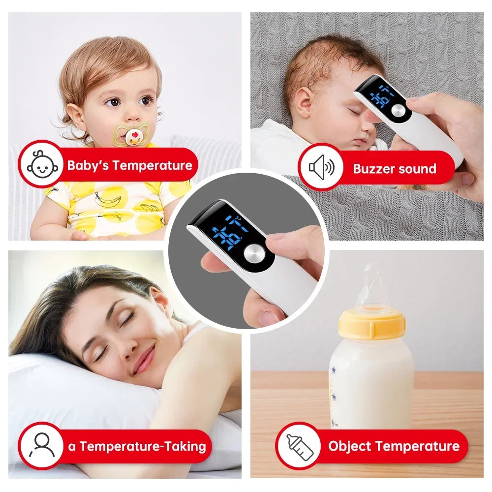 Thermomètre Médical Infrarouge Sans Contact – Bébé & Adulte
